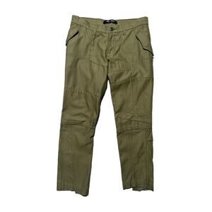2010 patchwork deconstructed bondage strap pant